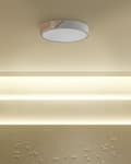 Miniatyrbillede 3 af 9: LED loftlampe PATTANI Metalgrå Lumarko!