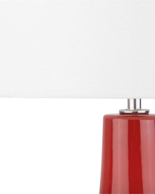 TRIVERSA Bordlampe Keramik Hvid Lumarko!