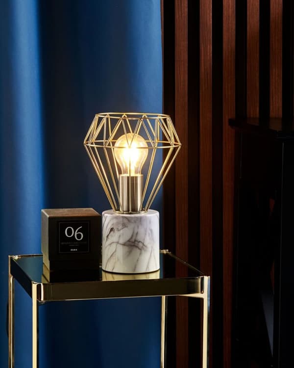 MOONI Bordlampe Messing Metal Lumarko!