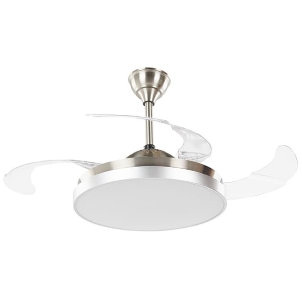 Takfläkt med lampa IBAR Med fjärrkontroll Transparent Lumarko!