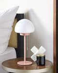Miniatyrbild 3 av 8: MORUGA Bordslampa Metall Rosa Lumarko!