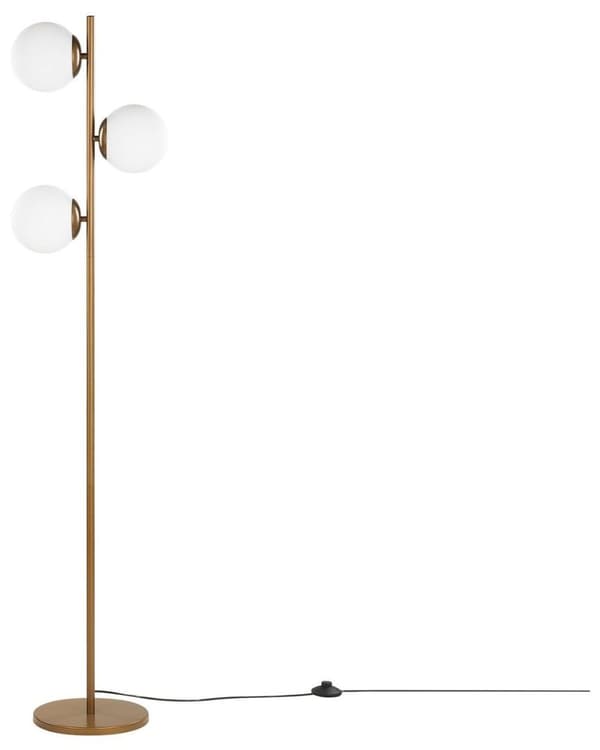 Gulvlampe WADI Metal Guld Lumarko!