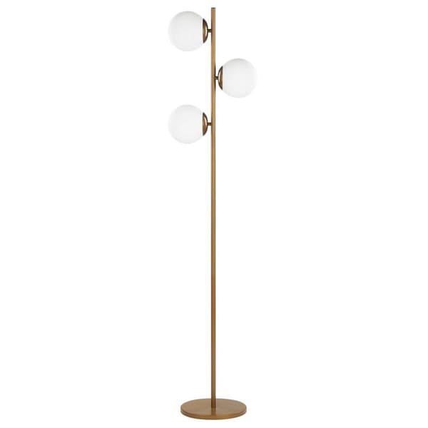 Gulvlampe WADI Metal Guld Lumarko!