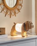 Miniatyrbillede 2 af 10: DOUCE Bordlampe Lysebrun Lumarko!