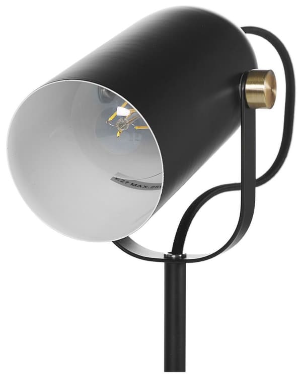 TYRIA Skrivebordslampe Justerbar Metal Sort Lumarko!