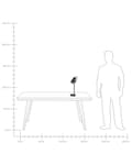 Miniatyrbillede 7 af 9: TYRIA Skrivebordslampe Justerbar Metal Sort Lumarko!
