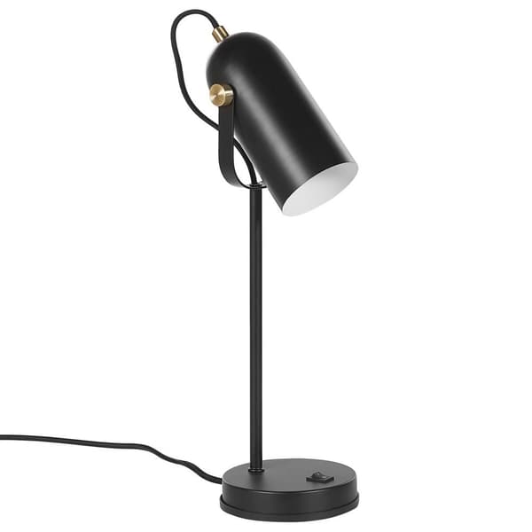 TYRIA Skrivebordslampe Justerbar Metal Sort Lumarko!