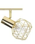 Miniatyrbillede 3 af 8: CHENAB 4-punkts spotlampe justerbar metal guld Lumarko!