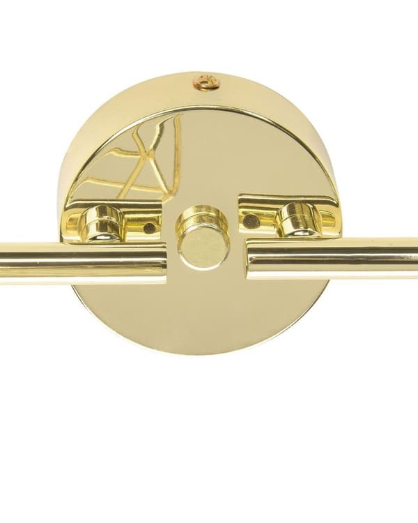 CHENAB 4-punkts spotlampe justerbar metal guld Lumarko!