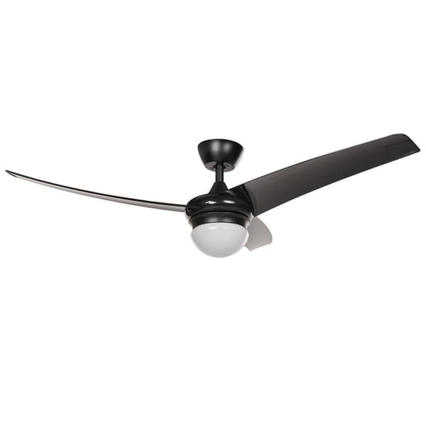 Loftventilator med lampe JIBOA Med fjernbetjening Sort Lumarko!