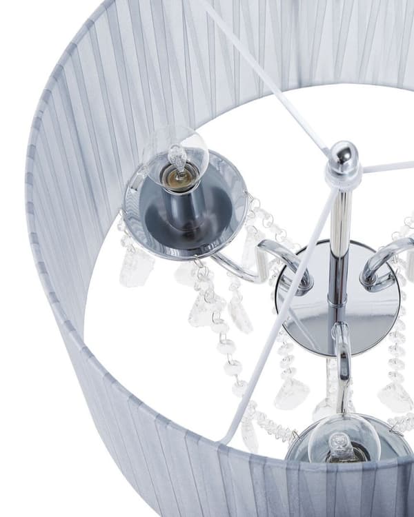 EVANS Metal Lysegrå Gulvlampe Lumarko!