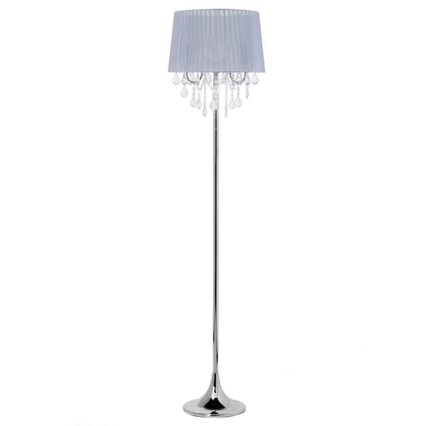 EVANS Metal Lysegrå Gulvlampe Lumarko!
