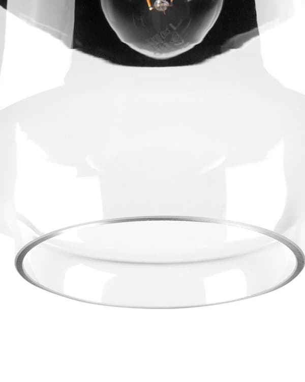 JURUA Hængelampe Glas Sort Lumarko!