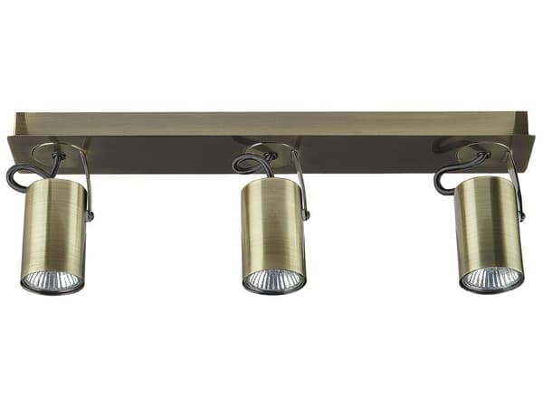 3-punkts metal messing spotlampe KLIP