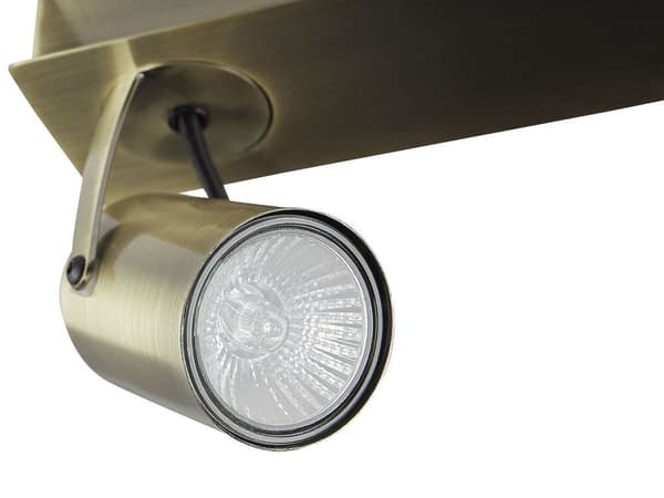 3-punkts metal messing spotlampe KLIP