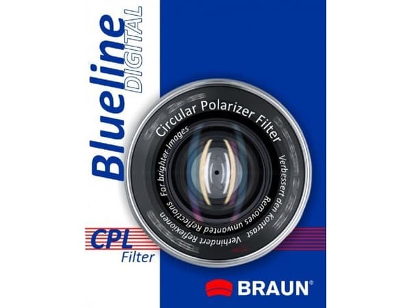 Braun 72mm Blueline Circular Polarising Filter, 7,2 cm, Polarisoiva kamerasuodin