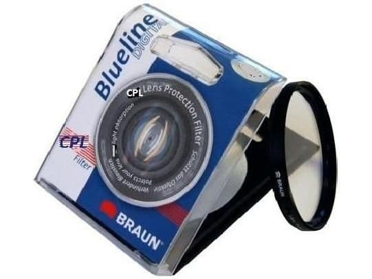 Braun 58mm Blueline Circular Polarising Filter, 5,8 cm, Polarisoiva kamerasuodin