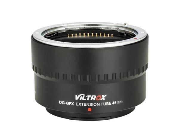 VILTROX DG-GFX 45MM, Fujifilm, Fuji GFX-Mount med-Format Cameras FUJIFILM GFX50S/GFX50R, 1 stykker, Sort, 4,5 cm, 4,5 cm