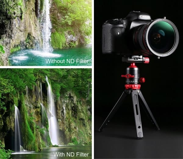 Kf Concept Hybrid Filter 2in1 Cpl Polariserad + Grå Nd2-nd32 Fader 52mm