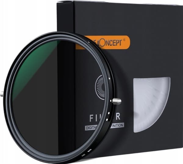 Kf Filter Hybrid Kf Filter Concept 2in1 Cpl Polarisert + Grå Nd2-nd32 Fader 58mm