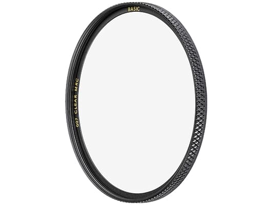 B+W 007 BASIC, 8,2 cm, Klart kamerafilter, MRC (Multi Resistant Coating), 1 styck