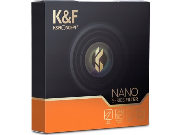 Kf-suodatin Puolikas suodatin ND8 harmaa 72mm K&F / Lasi / KF01.1544