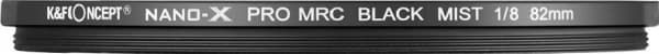 K&F Filter HD Black Mist Diffusion Filter 1/8 K&F 82mm 82mm