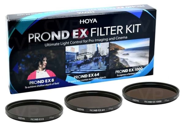Hoya PRO ND EX Filter Kit, 7,2 cm, Kamerafilter med neutral densitet, Ingen beläggning, 3 styck