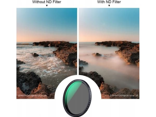 K&F Filter Full Grey Justerbar ND3-ND1000 67mm / KF01.1835