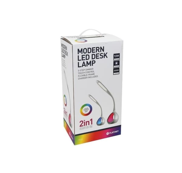 Platinett bordlampe PDLT5 9,5W 2-i-1 (43596)