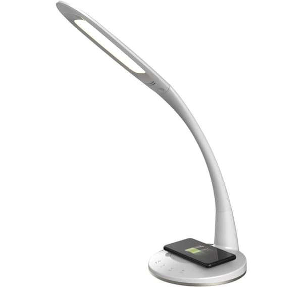 Platinet bordslampa med QI laddare PDLU15 18W (44125)