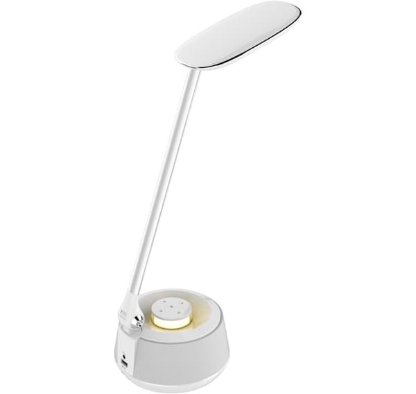 Platinet-pöytävalaisin kaiuttimella ja USB-laturilla PDLU9A 18W (44123)