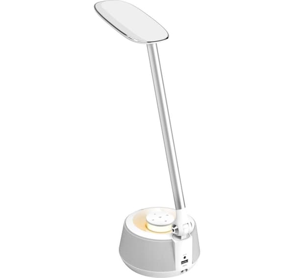 Platinet-pöytävalaisin kaiuttimella ja USB-laturilla PDLU9A 18W (44123)