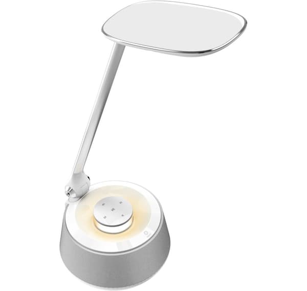 Platinet bordslampa med högtalare och USB-laddare PDLU9A 18W (44123)