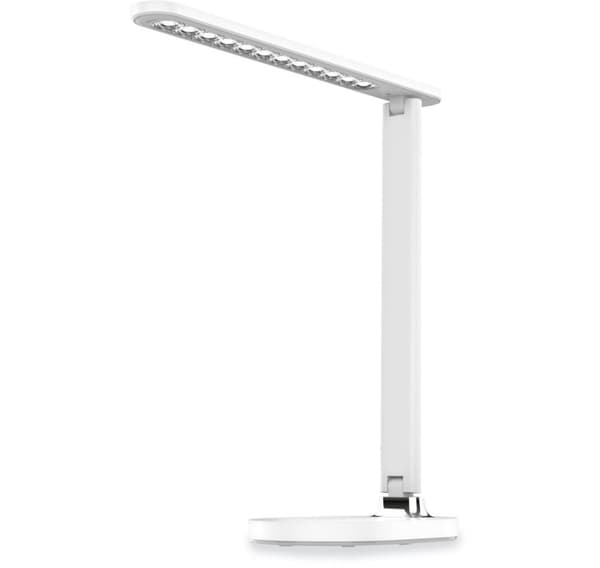 Platinet bordslampa med trådlös laddare PDL081W 18W QI, vit (45244)