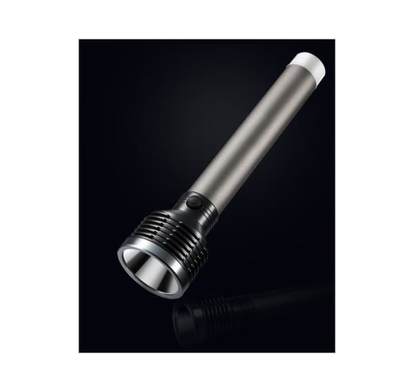 Platinet-taskulamppu 5W 2400mAh, harmaa (45771)