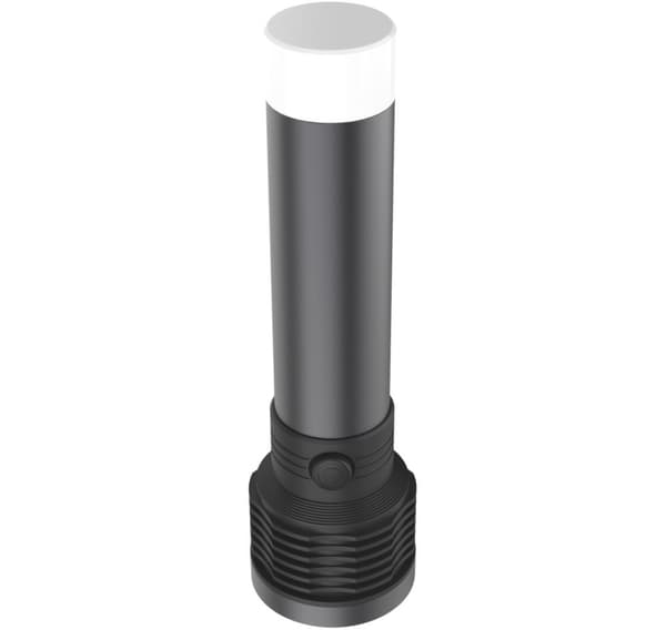 Platinet lommelykt 3W 1200mAh, grå (45772)