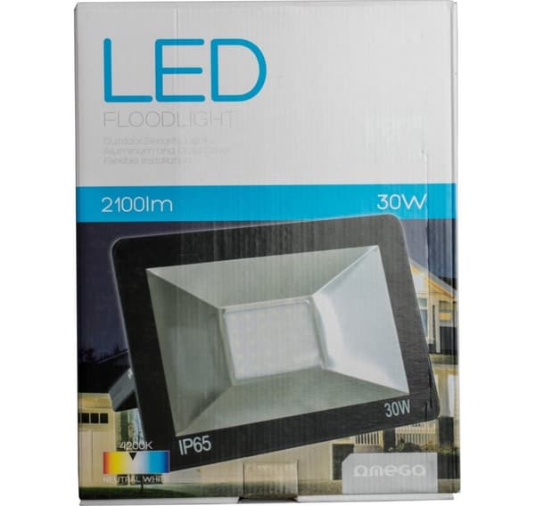 Omega LED-flomlys 30W 4200K (43861)