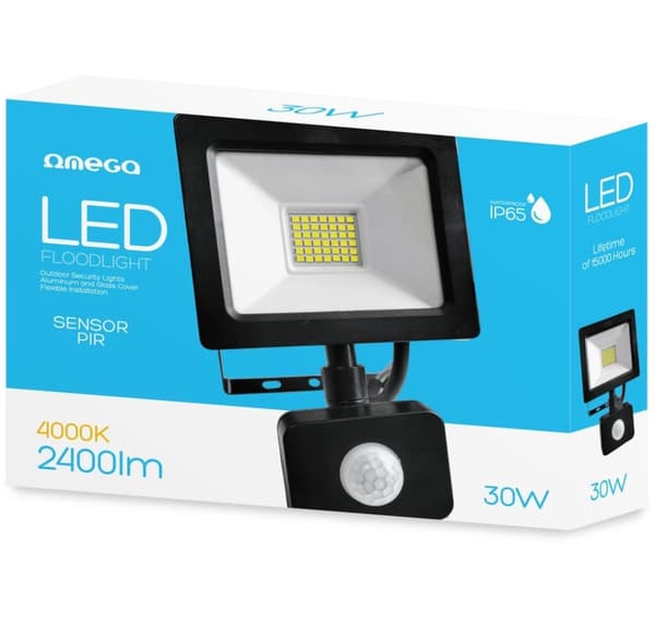 Omega LED flomlys 30W 4200K (45694)