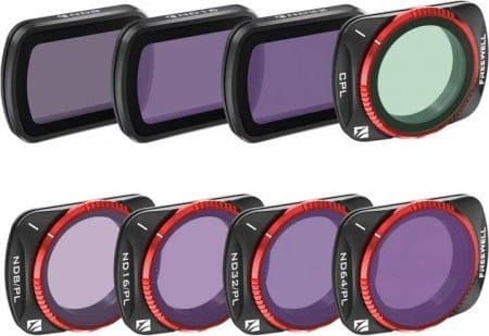 Sett med 8 filtre for Freewell DJI Osmo Pocket 3