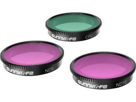 SunnyLife filter Set of 3 CPL+ND8+ND16 Sunnylife filters for Insta360 GO 3/2