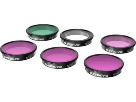 SunnyLife filter Set of 6 MCUV+CPL+ND4+ND8+ND16+ND32 Sunnylife filters for Insta360 GO 3/2