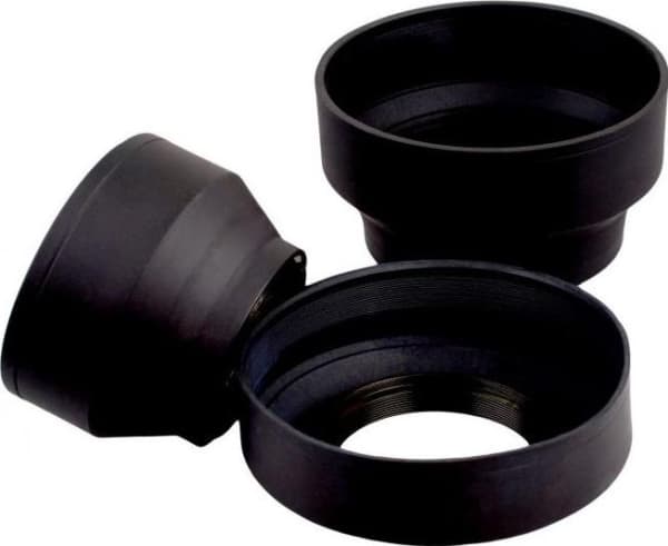 FoxFoto Lens Cover JJC 3-toiminen aurinkosuoja - 62mm