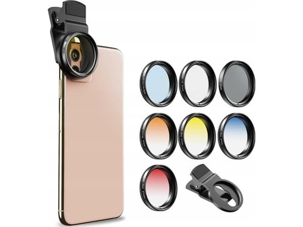 Apexel Filter 7in1 Apexel Filter Cpl Nd32 Star Half för Telefon / Smartphone / Apl-52uv-7g