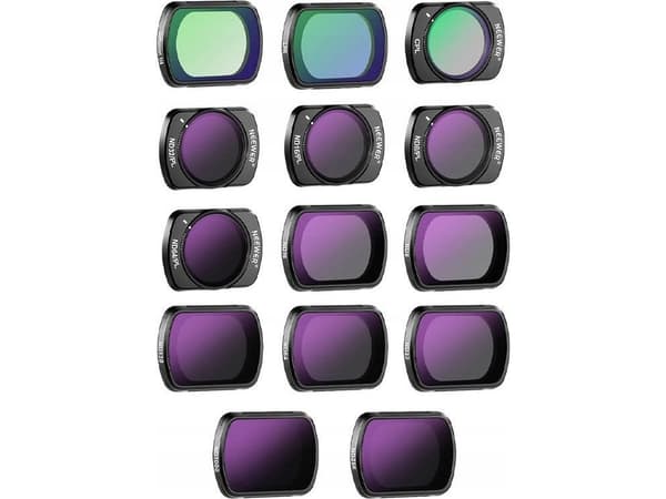 Filtersett for DJI Osmo Pocket 3 Neewer FL-P10 (ND8~1000,LPR,MIST1/4,CPL,ND8/PL~ND64/PL