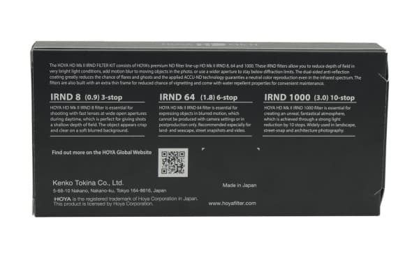 Kenko HOYA HD Mk II IRND FILTER KIT, 5.8 cm, Camera filter set, 3 pc(s)