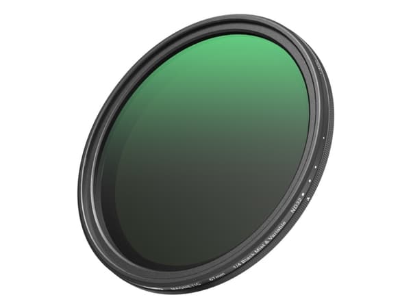 SmallRig 5170 Attachable 67mm VND Filter ND2-ND32 (1-5 Stop) & 1/4 Effect Juodas Mist Filter