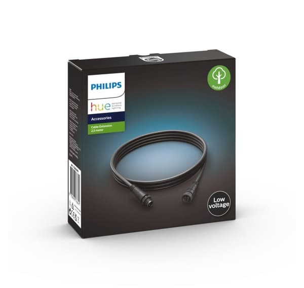 Philips Hue, utendørs 24V kabelforlengelse, 2,5m