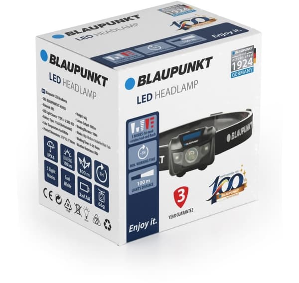 Blaupunkt pannlampa BT-HL9023 LED