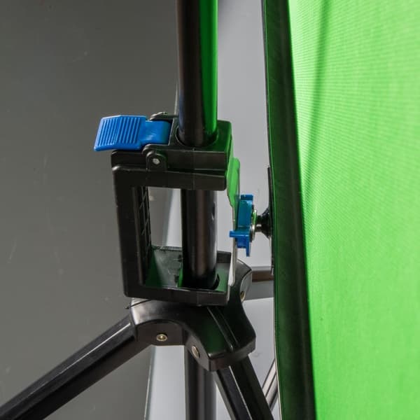 Hama Green Screen Bakgrund med stativ 180x180cm 2in1